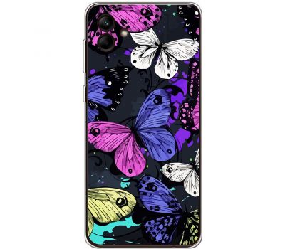 Чохол для Samsung Galaxy A04e (A042) MixCase метелики кольоровий мікс