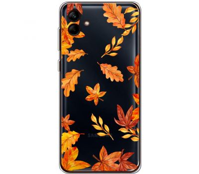 Чохол для Samsung Galaxy A04e (A042) MixCase осінь осінні листочки