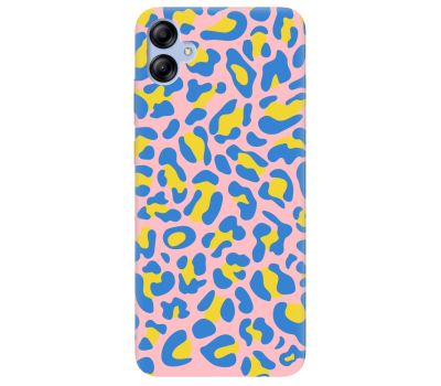 Чохол для Samsung Galaxy A04e (A042) MixCase леопард рожевий