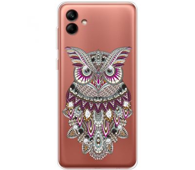 Чохол для Samsung Galaxy A04e (A042) MixCase зі стразами Owl