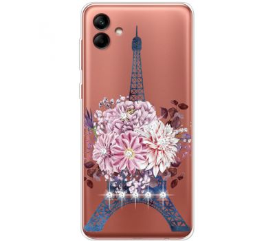 Чохол для Samsung Galaxy A04e (A042) MixCase зі стразами Eiffel Tower