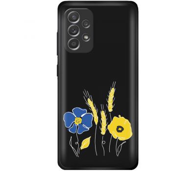 Чохол для Samsung Galaxy A52 MixCase патріотичні квіти україни