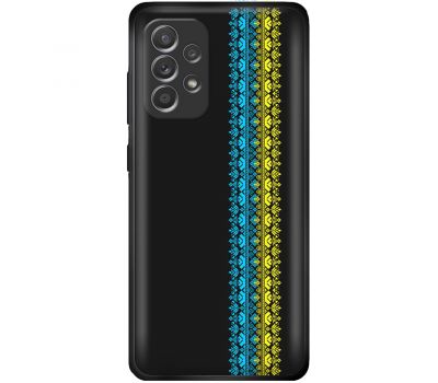 Чохол для Samsung Galaxy A52 MixCase патріотичні синє-жовтий колір вишиванки