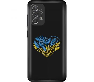 Чохол для Samsung Galaxy A52 MixCase патріотичні синє-жовта пшениця