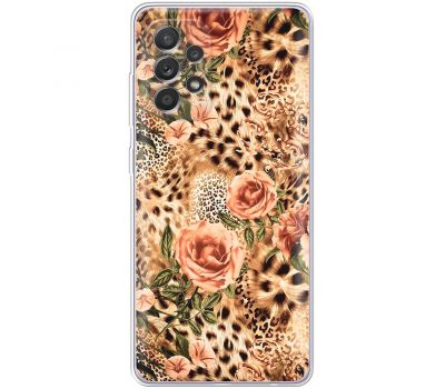 Чохол для Samsung Galaxy A52 MixCase Леопард троянди
