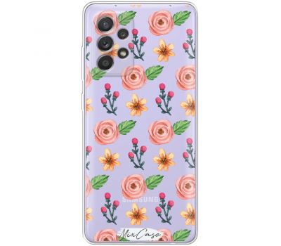 Чохол для Samsung Galaxy A52 Mixcase весняні квіти 4