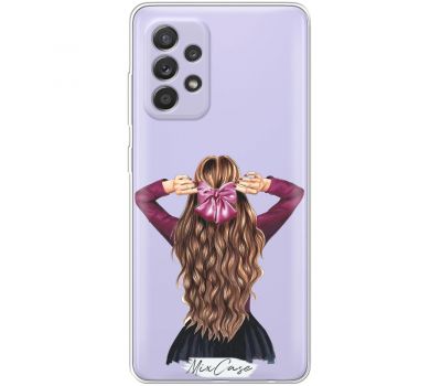 Чохол для Samsung Galaxy A52 Mixcase дівчина з бантом