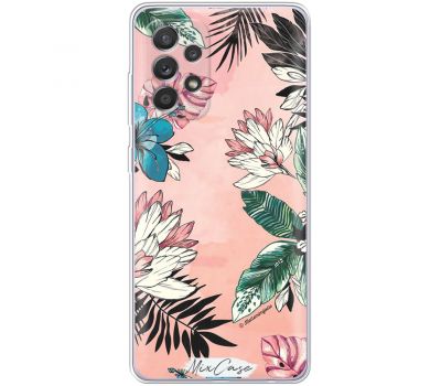 Чохол для Samsung Galaxy A52 Mixcase квіти та листя