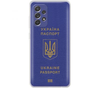 Чохол для Samsung Galaxy A52 MixCase патріотичні Україна паспорт