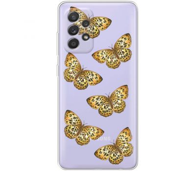 Чохол для Samsung Galaxy A52 MixCase Леопард метелика