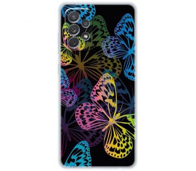 Чохол для Samsung Galaxy A52 MixCase метелики неонові