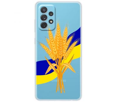 Чохол для Samsung Galaxy A52 MixCase патріотичні пшениця з України