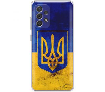 Чохол для Samsung Galaxy A32 (A325) MixCase патріотичні Герб на тлі Прапора