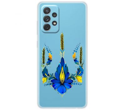 Чохол для Samsung Galaxy A32 (A325) MixCase патріотичні тризуб з квітів