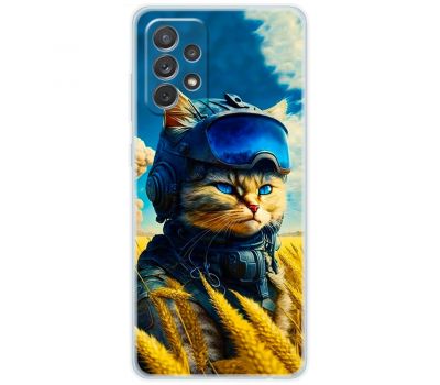 Чохол для Samsung Galaxy A32 (A325) MixCase патріотичні військовий котик