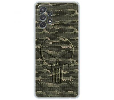 Чохол для Samsung Galaxy A32 (A325) MixCase патротичні scull green