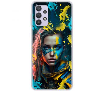 Чохол для Samsung Galaxy A32 (A325) MixCase патріотичні воєвнича Українка