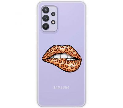 Чохол для Samsung Galaxy A32 (A325) MixCase Леопард губи