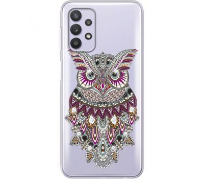 Чохол зі стразами Samsung A325 Galaxy A32 Owl