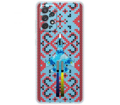 Чохол для Samsung Galaxy A13 (A135) MixCase патріотичні Винищувач України