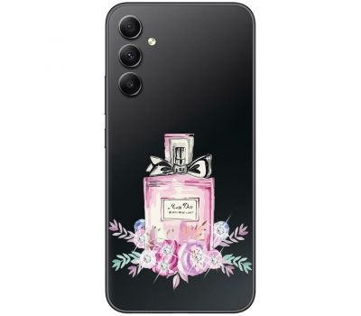 Чохол для Samsung Galaxy A14 Mixcase зі стразами пляшечка парфумів