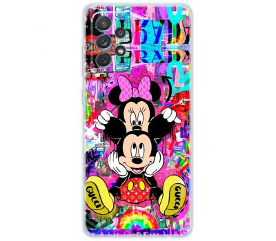 Чохол для Samsung Galaxy A13 (A135) MixCase графіті Mickey and Minnie mouse