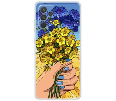 Чохол для Samsung Galaxy A13 (A135) MixCase патротичні квіти