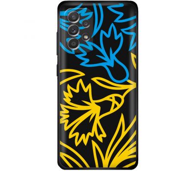 Чохол для Samsung Galaxy A13 (A135) MixCase патріотичні синє-жовта