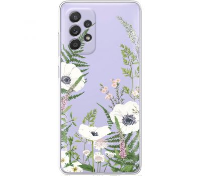 Чохол для Samsung Galaxy A13 (A135) Mixcase квіти білі квіти лісові трави