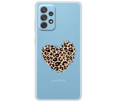 Чохол для Samsung Galaxy A13 (A135) MixCase Леопард серце