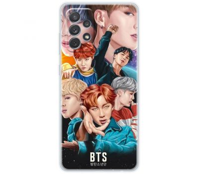 Чохол для Samsung Galaxy A13 (A135) MixCase BTS в космосі