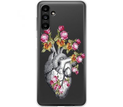Чохол для Samsung Galaxy A14 MixCase стрази Heart