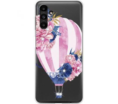 Чохол для Samsung Galaxy A14 MixCase стрази Pink Air Baloon
