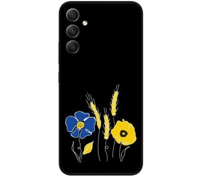 Чохол для Samsung Galaxy A34 (A346) MixCase патріотичні квіти україни