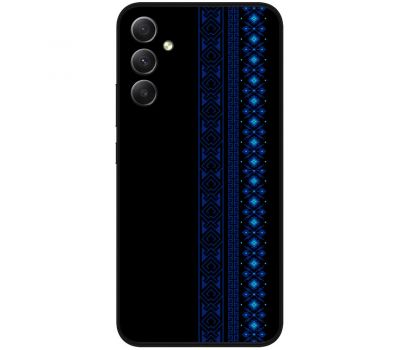 Чохол для Samsung Galaxy A34 (A346) MixCase патріотичні синій колір вишиванки