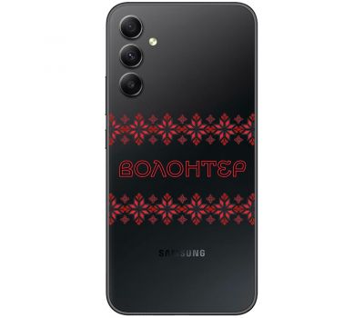 Чохол для Samsung Galaxy A14 MixCase волонтер вишиванка