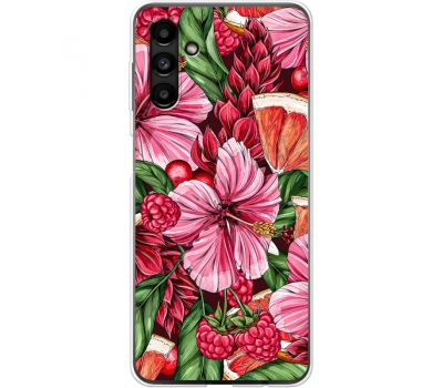 Чохол для Samsung Galaxy A14 MixCase Tropical Flowers