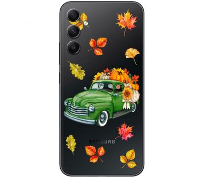 Чохол для Samsung Galaxy A14 MixCase осінь авто з гарбузами