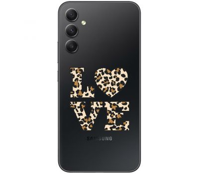 Чохол для Samsung Galaxy A14 MixCase Леопард love