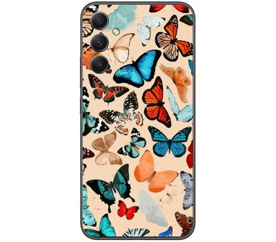Чохол для Samsung Galaxy A54 (A546) MixCase метелики фарбами