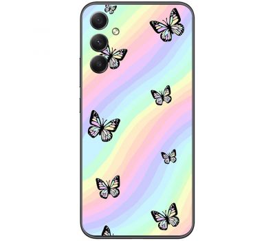 Чохол для Samsung Galaxy A54 (A546) MixCase метелики райдужні веселі