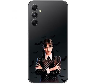 Чохол для Samsung Galaxy A54 (A546) Mixcase Венздей кажанів