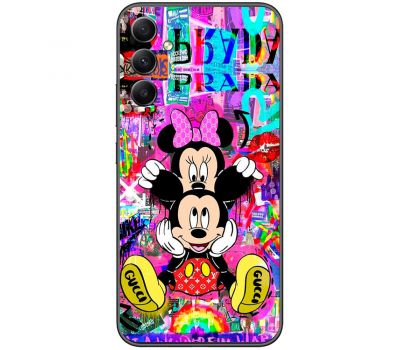 Чохол для Samsung Galaxy A54 (A546) MixCase графіті Mickey and Minnie mouse