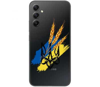 Чохол для Samsung Galaxy A54 (A546) MixCase патріотичні герб із колосками