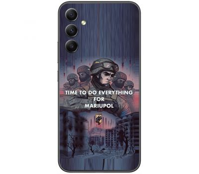 Чохол для Samsung Galaxy A54 (A546) MixCase патріотичні захисники Азов