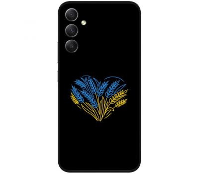 Чохол для Samsung Galaxy A54 (A546) MixCase патріотичні синьо-жовта пшениця