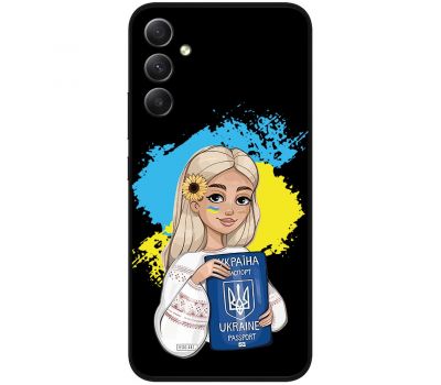 Чохол для Samsung Galaxy A54 (A546) MixCase патріотичні паспорт українки