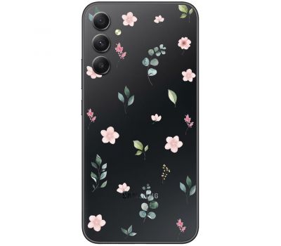 Чохол для Samsung Galaxy A24 (A245) Mixcase квіти патерн квіти гілки евкаліпт