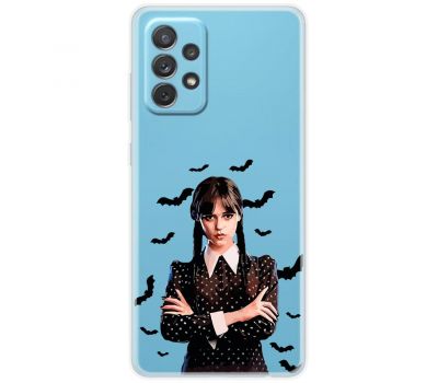 Чохол для Samsung Galaxy A72 Mixcase Венздей кажанів