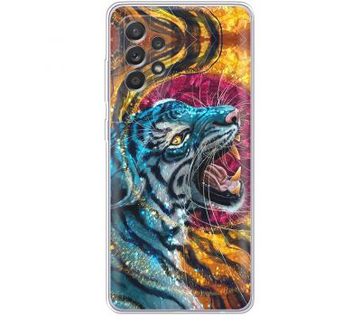 Чохол для Samsung Galaxy A73 (A736) MixCase звірі білий тигр у квітах